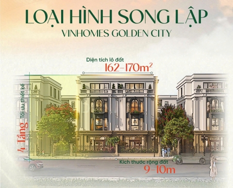 Biệt thự Song Lập Vinhomes Golden City